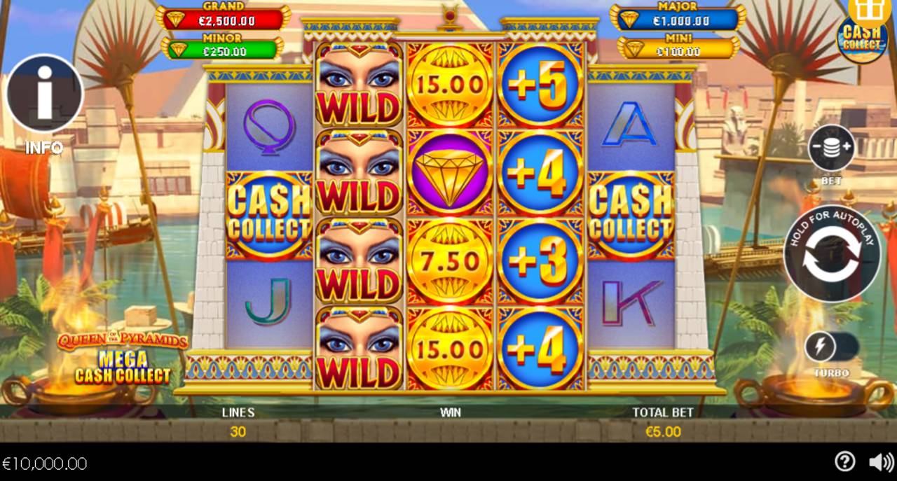 Queen Of The Pyramids Mega Cash Collect (Playtech) Image 2
